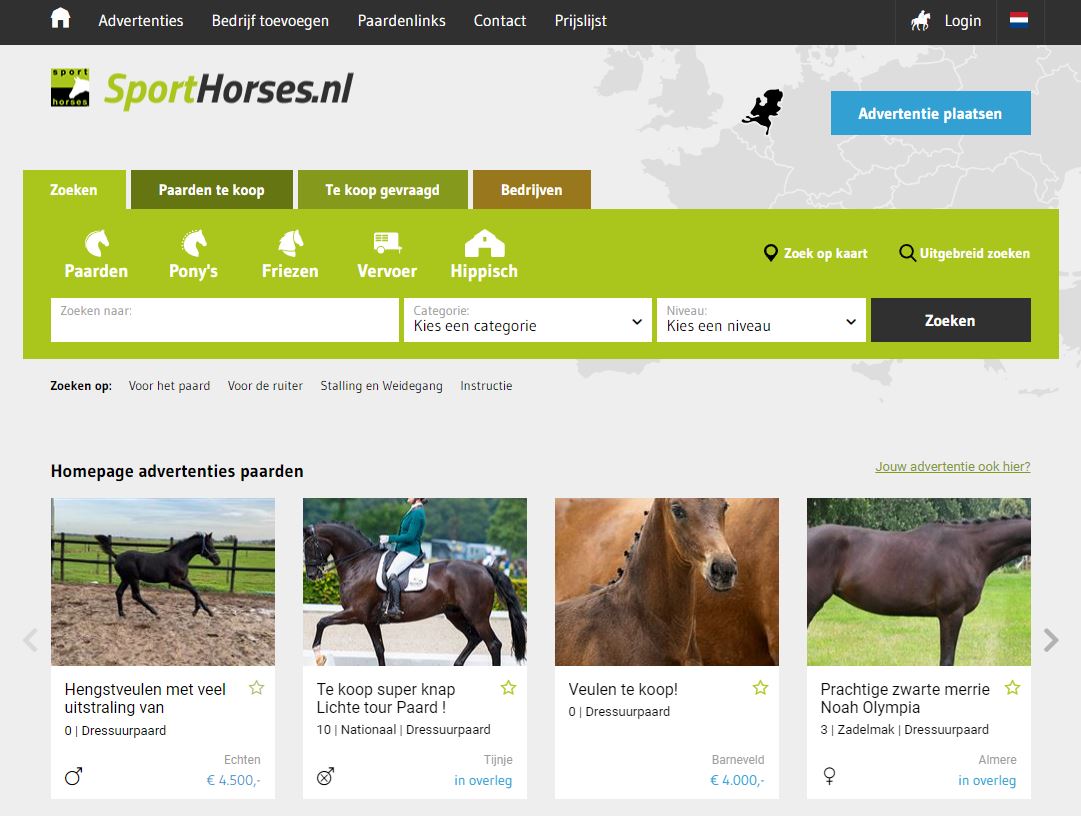 Vernietigen Omgaan bom Sporthorses Review | Paarden Verkopen via Sporthorses